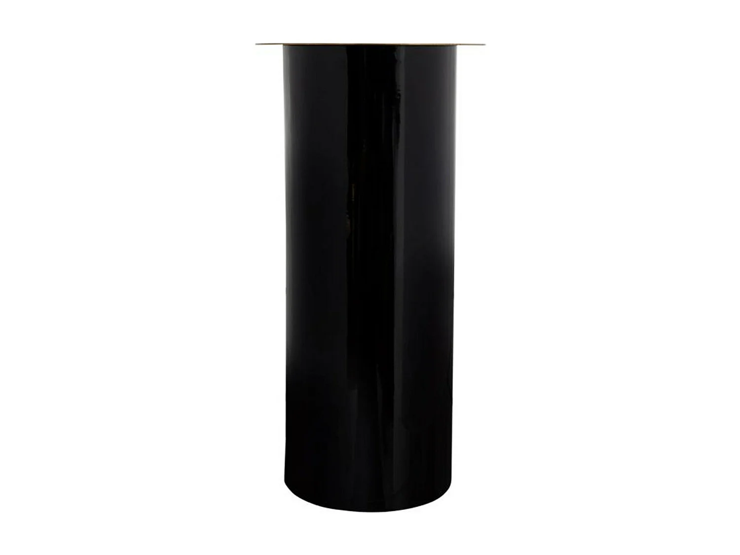 Bougeoir de Sol "Colby" 40cm Noir & Or