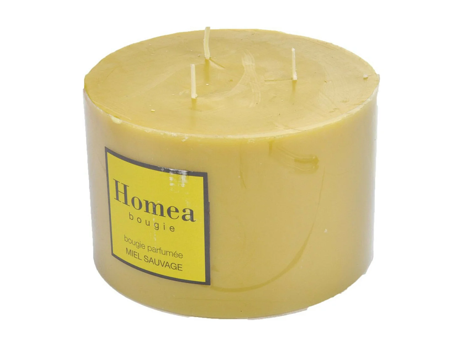 Bougie Déco Parfumée "Trendie" 15cm Miel Sauvage