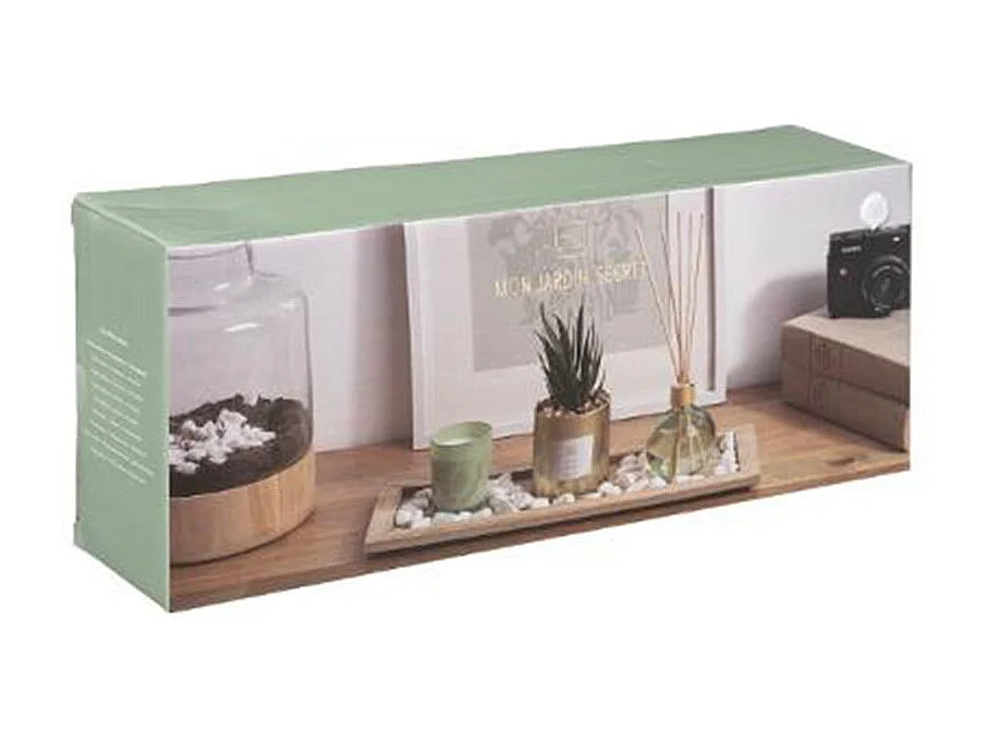 Coffret Senteur 8 Pièces "Plume" 36cm Eucalyptus