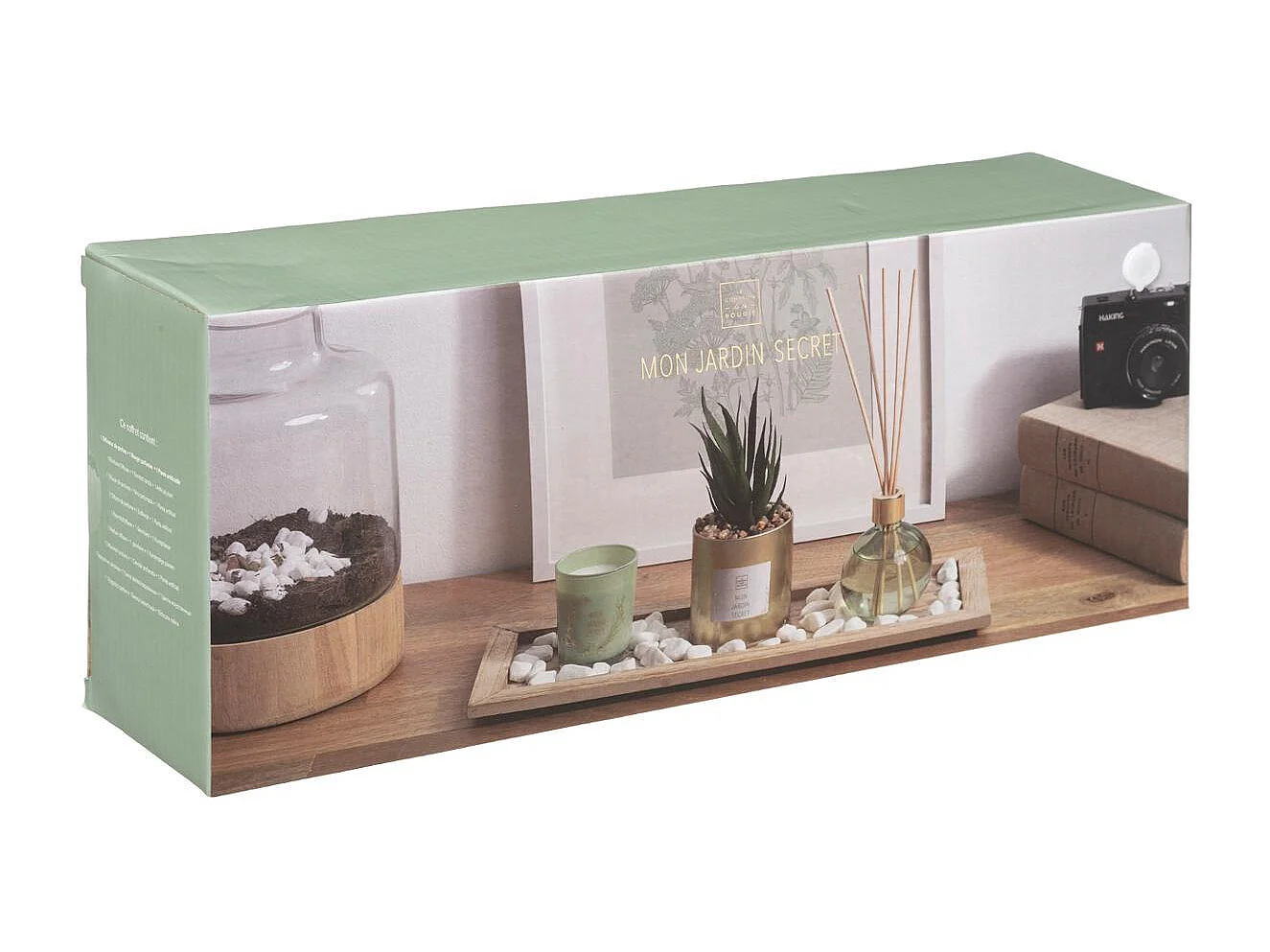 Coffret Senteur 8 Pièces "Plume" 36cm Eucalyptus