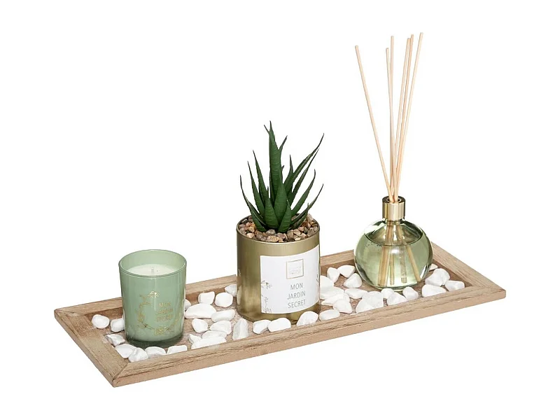 Coffret Senteur 8 Pièces "Plume" 36cm Eucalyptus