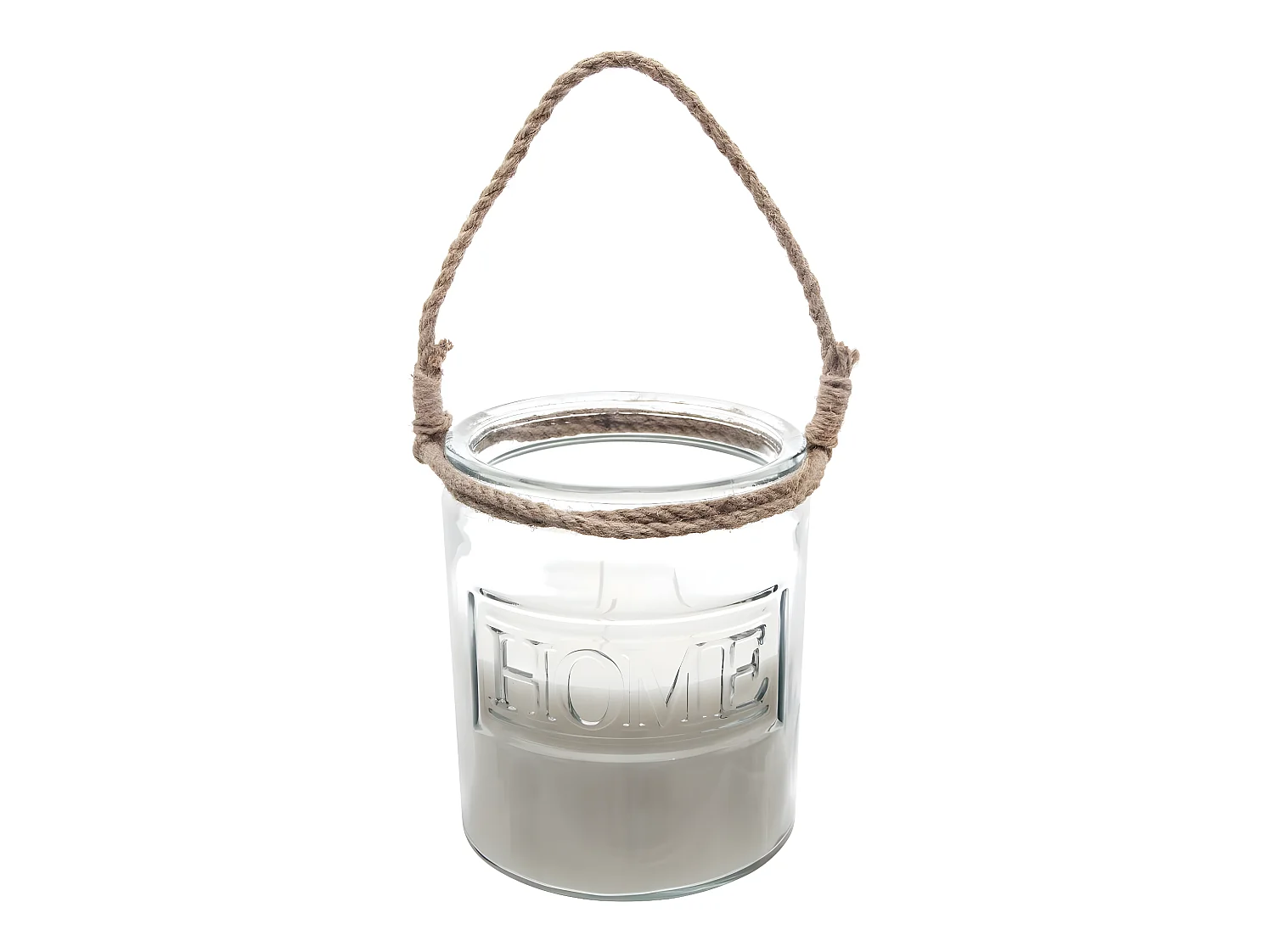 Bougie Parfumée avec Anse "Corde" 780g Vanille