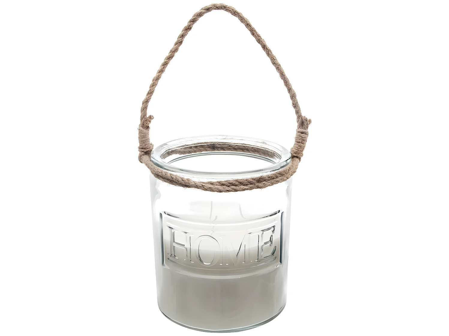 Bougie Parfumée avec Anse "Corde" 780g Vanille