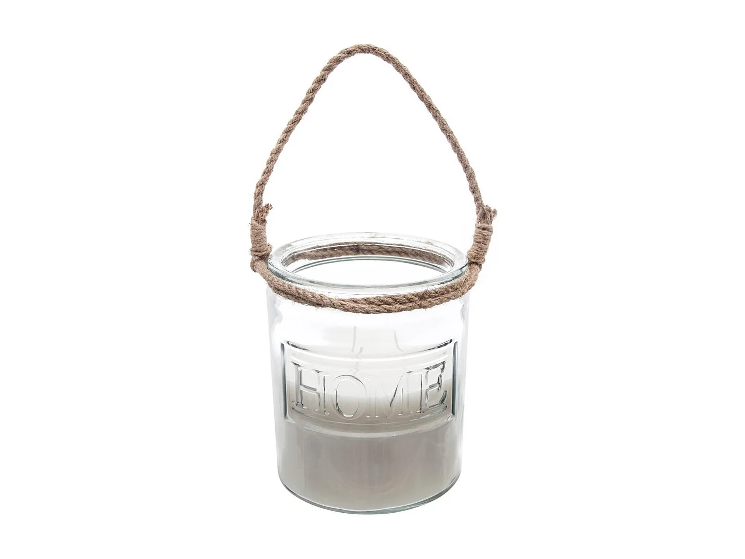 Bougie Parfumée avec Anse "Corde" 780g Vanille