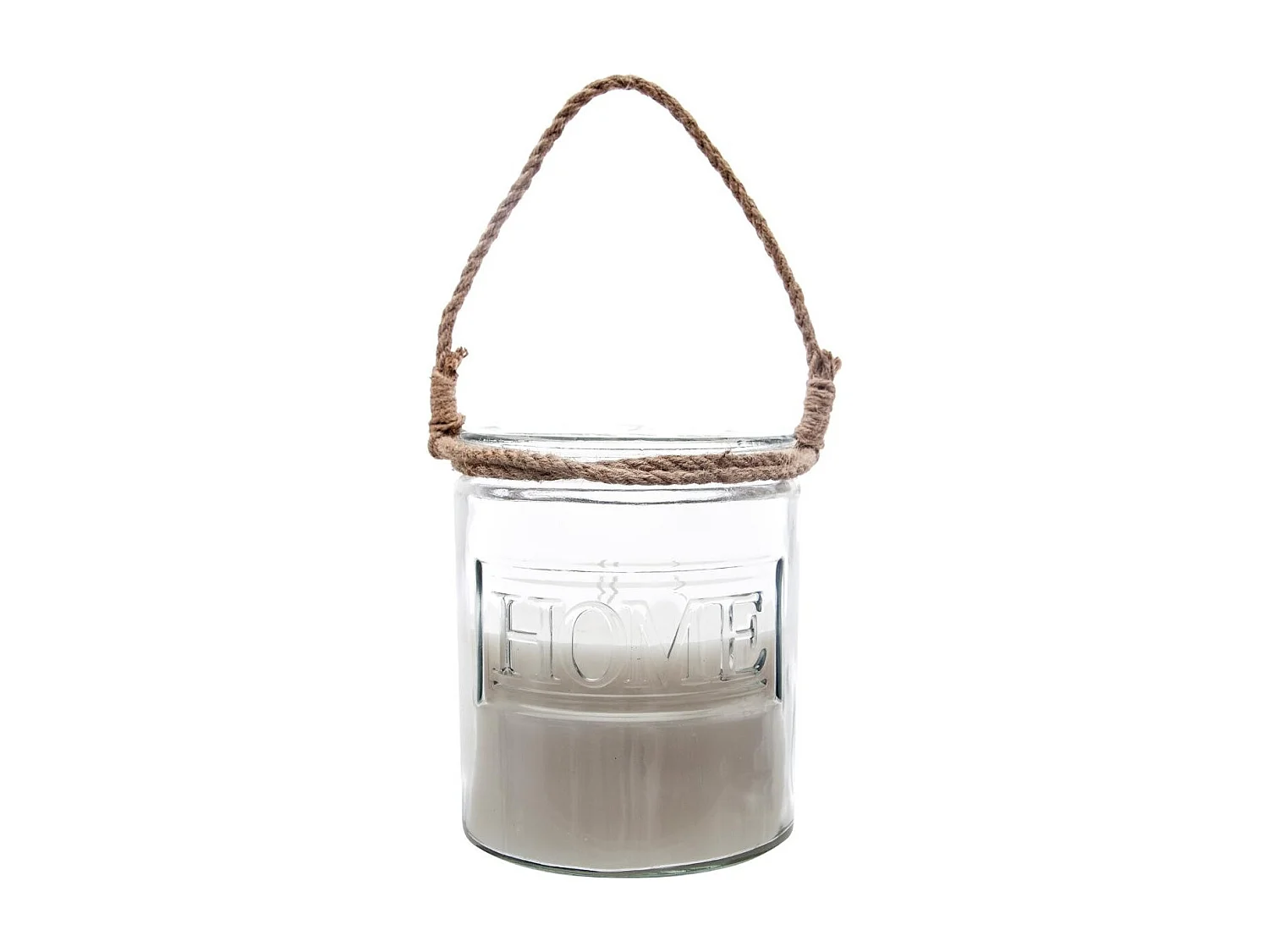 Bougie Parfumée avec Anse "Corde" 780g Vanille