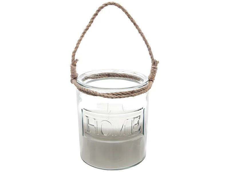 Bougie Parfumée avec Anse "Corde" 780g Vanille