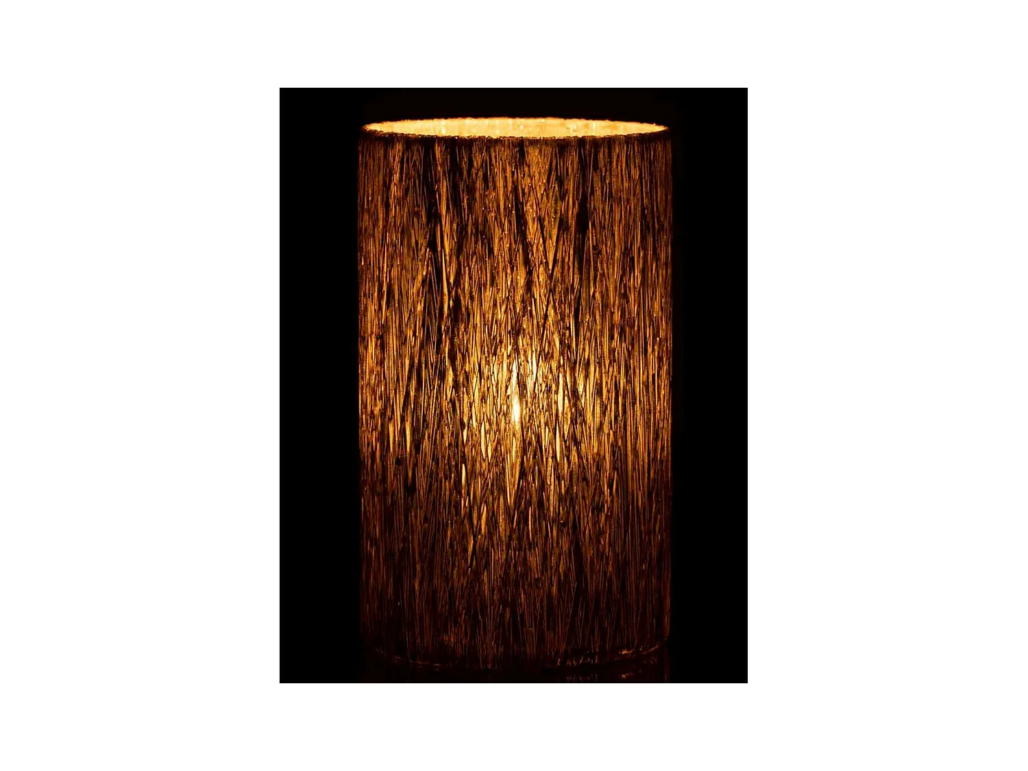 Photophore en Verre Design "Nelly" 20cm Argent