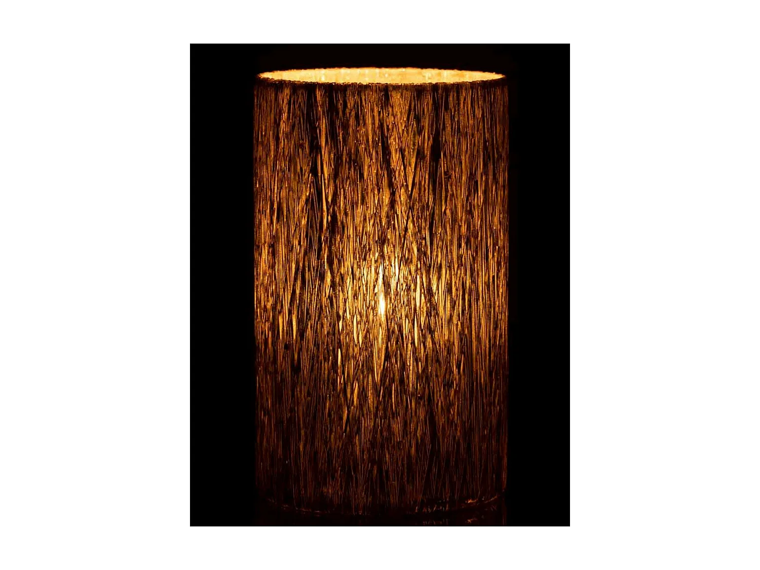 Photophore en Verre Design "Nelly" 20cm Argent