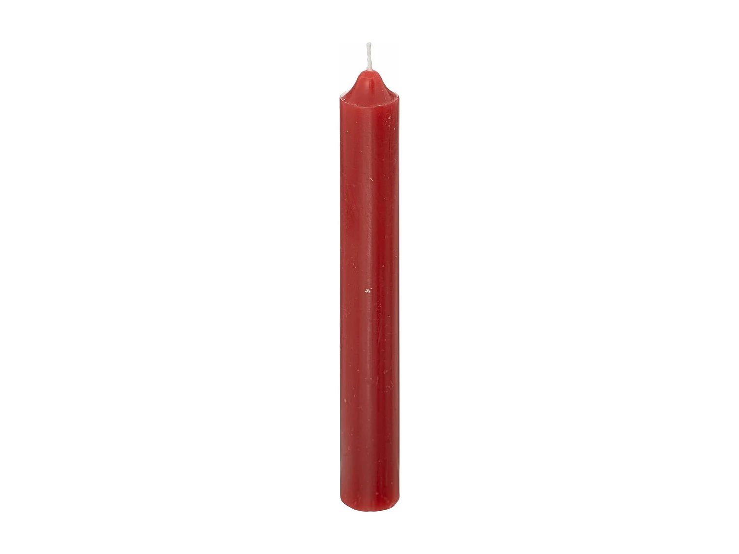Lot de 10 Bougies Bâton "Hugo" 16cm Rouge