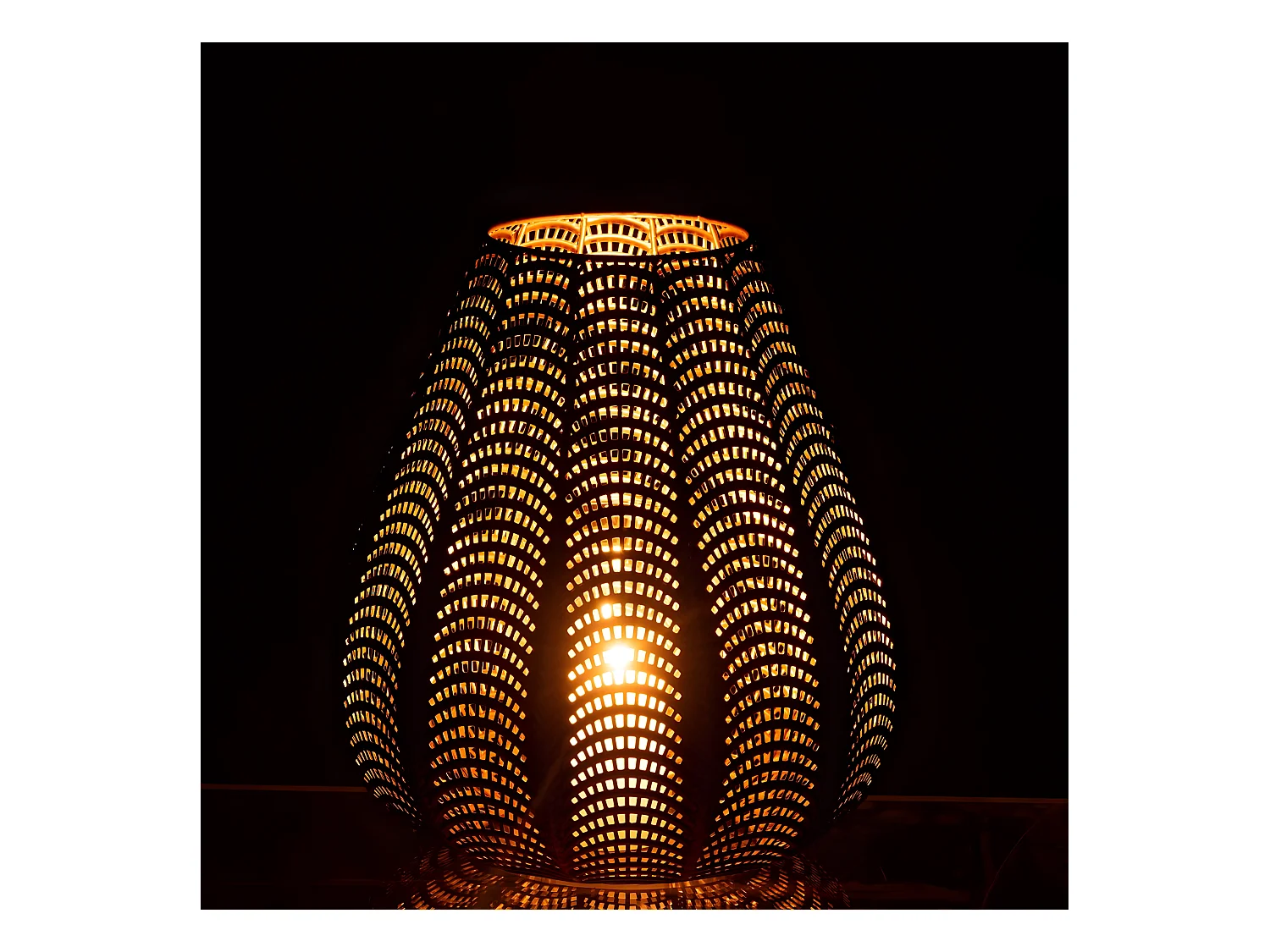 Bougeoir Design en Métal "Gala" 31cm Or