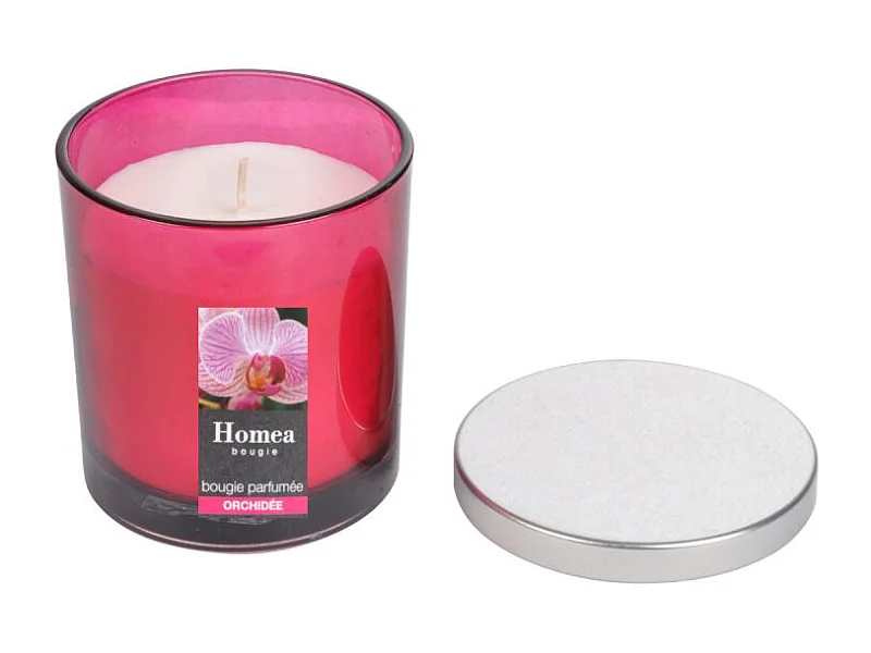 Bougie Parfumée Couvercle "Essentiel" 8cm Orchidée