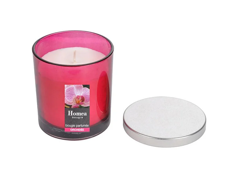 Bougie Parfumée Couvercle "Essentiel" 8cm Orchidée