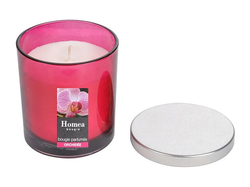 Bougie Parfumée Couvercle "Essentiel" 8cm Orchidée