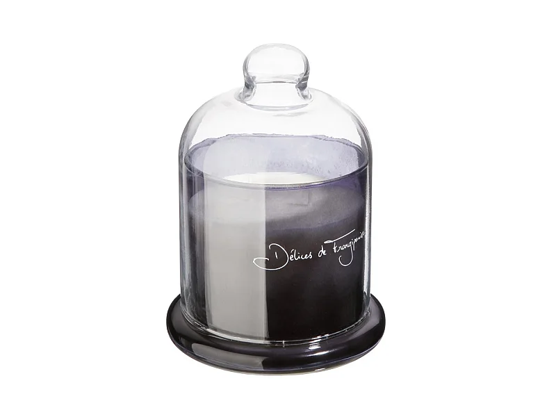 Bougie Parfumée sous Cloche "Loyd" 650g Délices Frangipanier