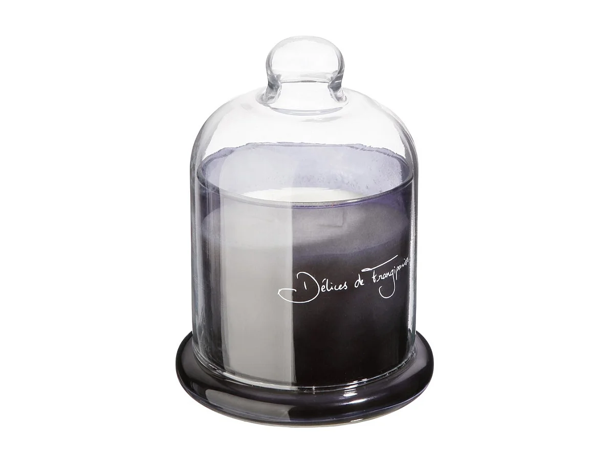 Bougie Parfumée sous Cloche "Loyd" 650g Délices Frangipanier