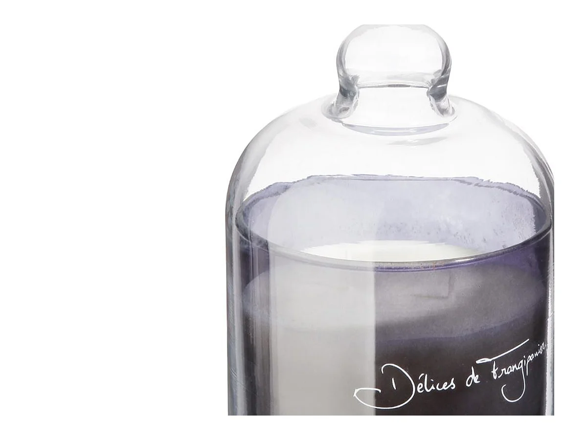 Bougie Parfumée sous Cloche "Loyd" 650g Délices Frangipanier