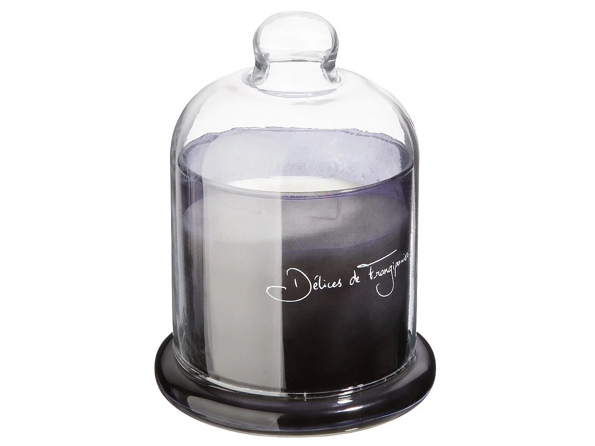 Bougie Parfumée sous Cloche "Loyd" 650g Délices Frangipanier