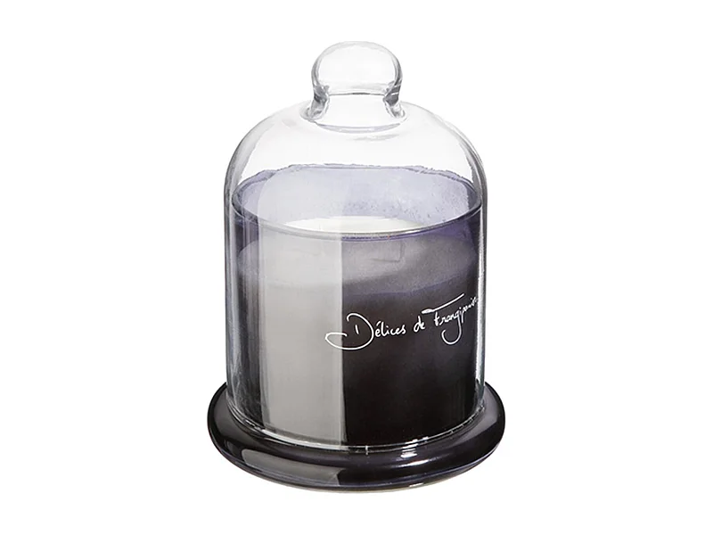 Bougie Parfumée sous Cloche "Loyd" 650g Délices Frangipanier