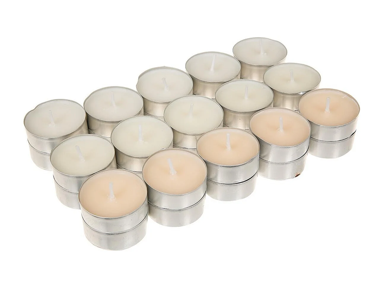 Lot de 30 Bougies Parfumées "Nina" 3,7cm Vanille