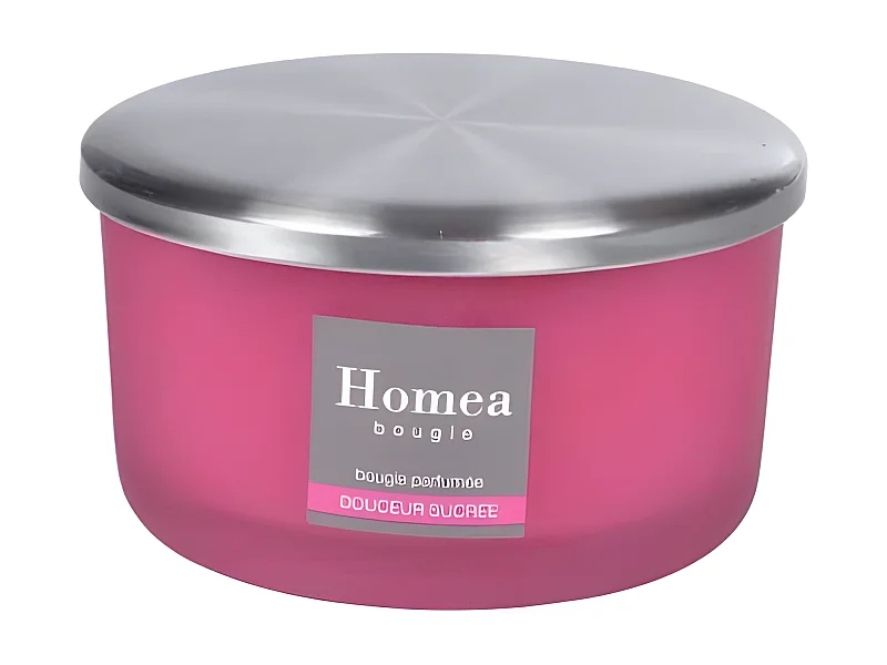 Bougie Parfumée Verrine "Tropical Fresh" 13cm Douceur Sucrée