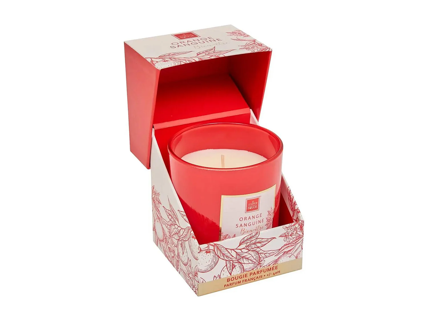 Bougie Parfumée "Mael" 190g Orange Sanguine