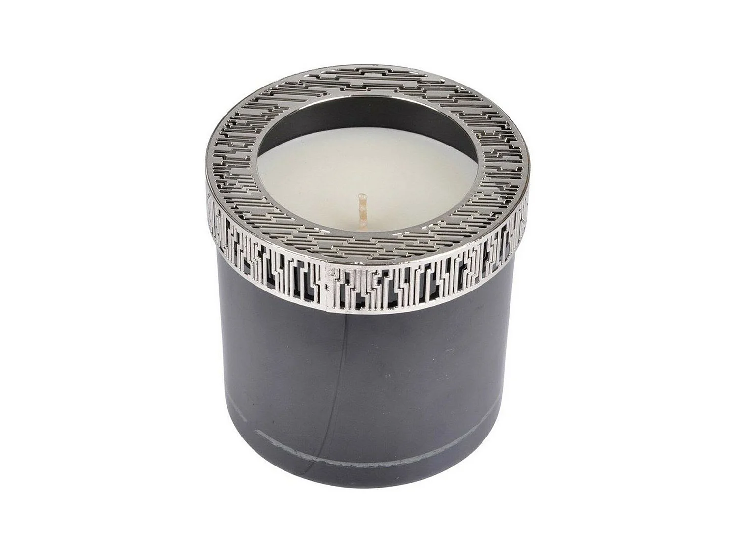 Bougie Verrine Parfumée "Élégant" 10cm Noir