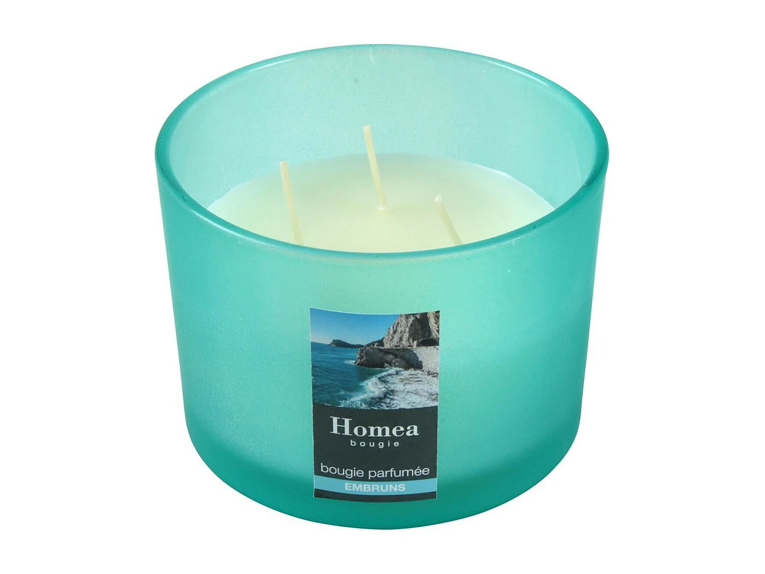 Bougie Verrine Parfumée "Essentiel" 11cm Embruns