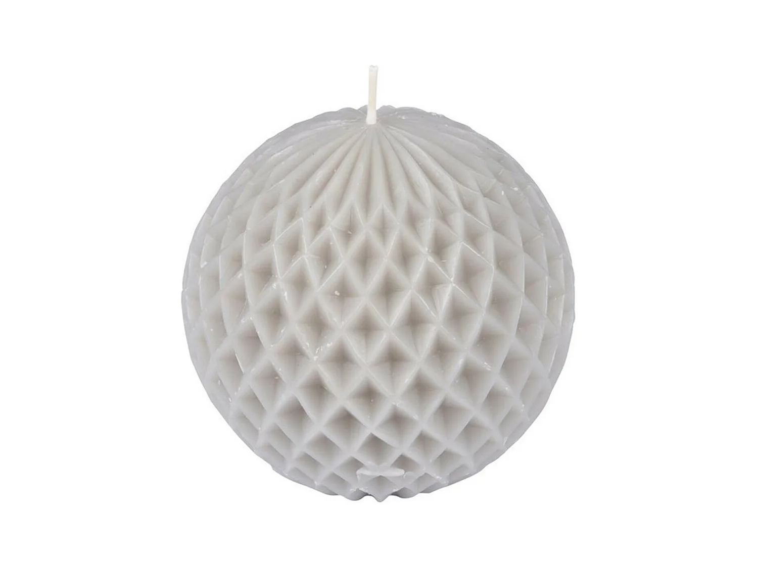 Bougie Déco "Tropical Fresh" 9cm Gris