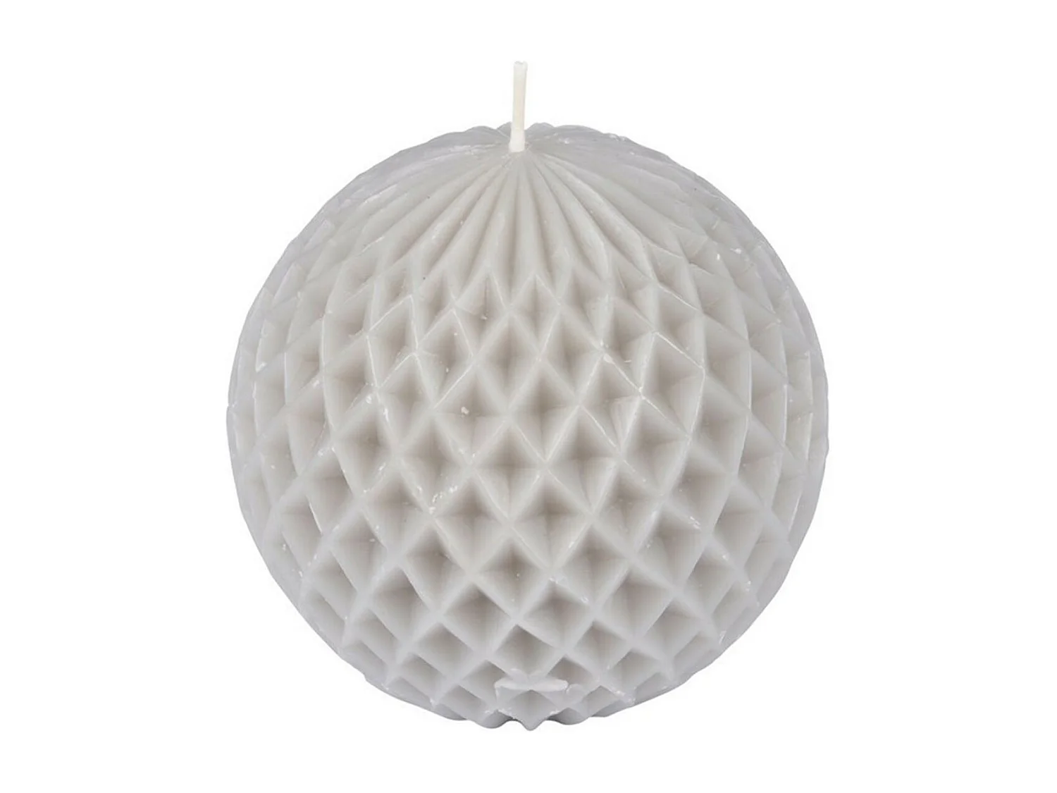 Bougie Déco "Tropical Fresh" 9cm Gris