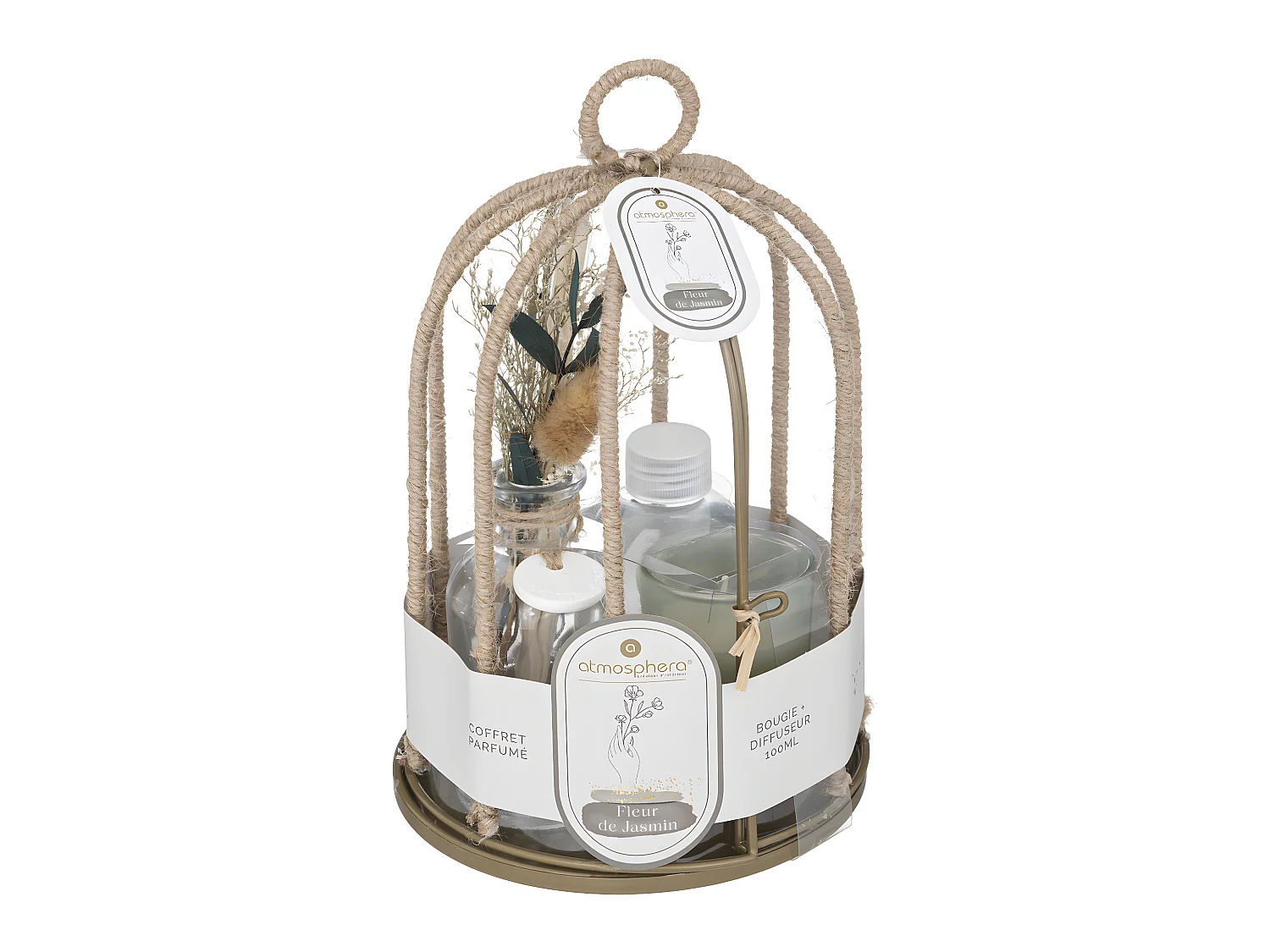 Coffret de Fragrances "Paola" 24cm Fleur de Jasmin