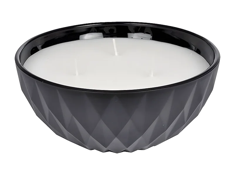 Bougie Parfumée en Verre "Élégant" 12cm Noir