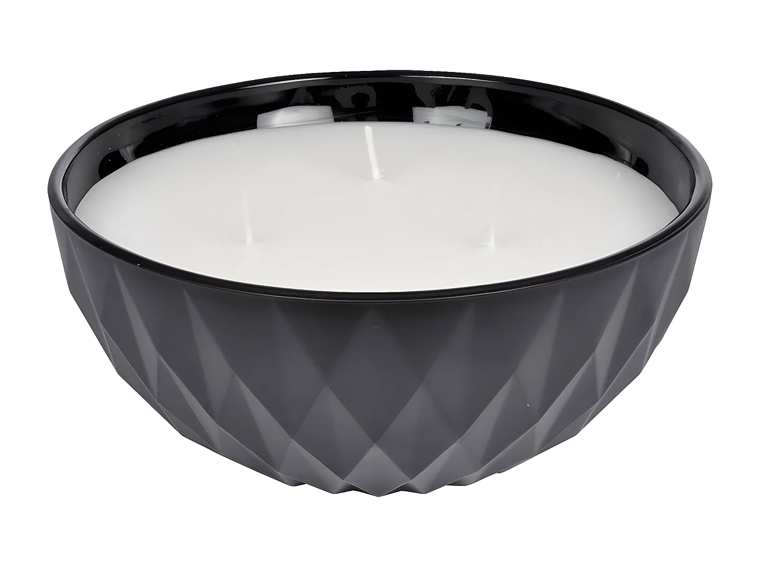 Bougie Parfumée en Verre "Élégant" 12cm Noir