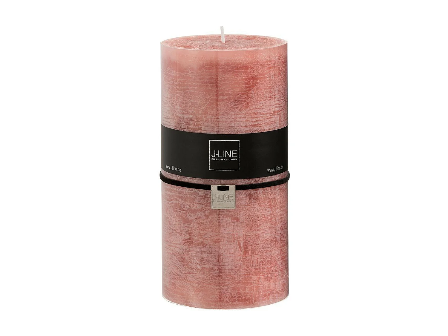 Bougie Cylindrique Déco "Junina" 20cm Terracotta