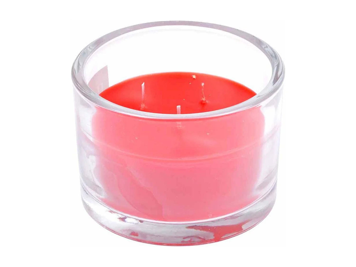 Bougie Verrine Parfumée "Essentiel" 12cm Fraise