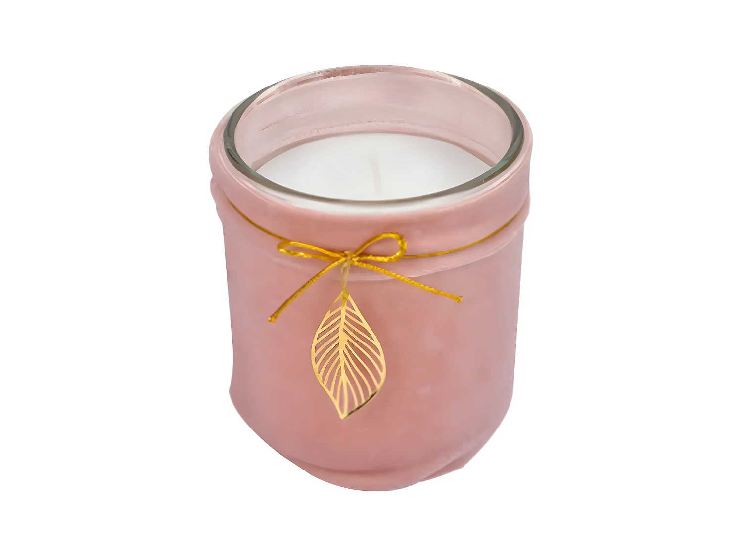 Bougie Parfumée Velours "Pendentif" 8cm Rose