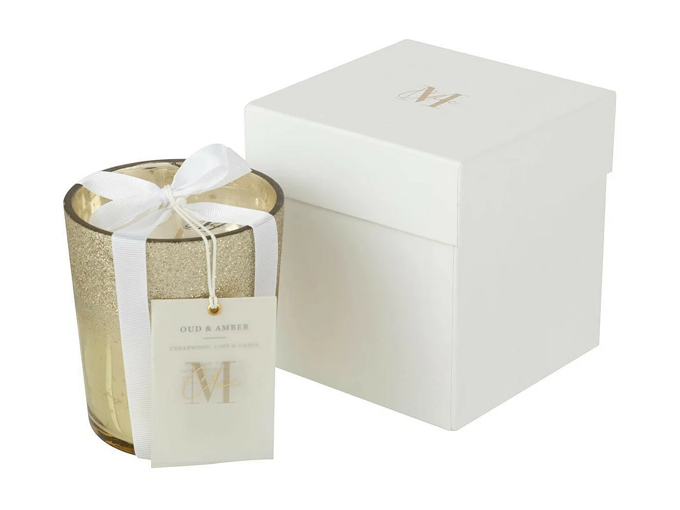 Bougie Parfumée "Deluxe" 11cm Oud Amber