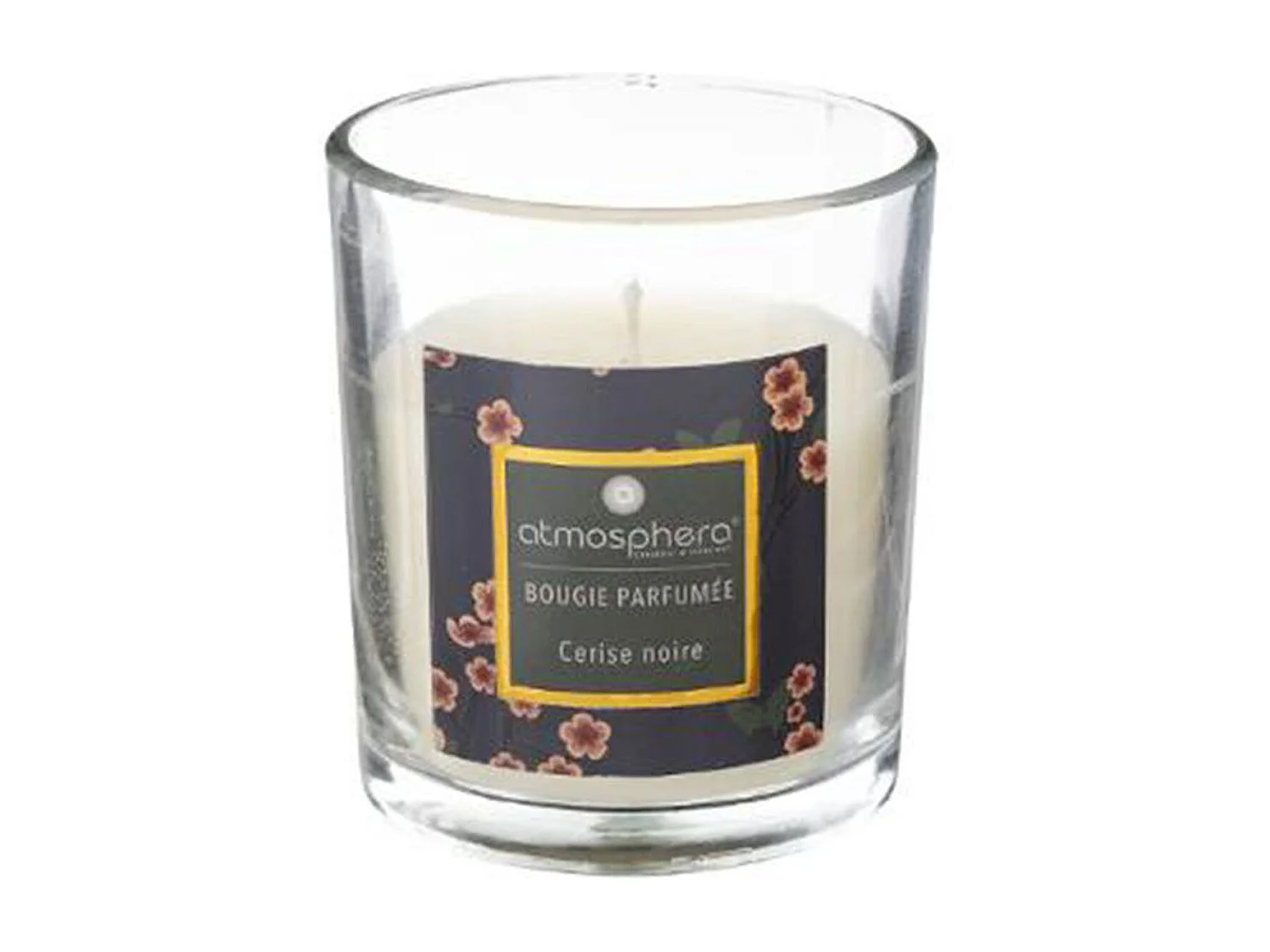 Bougie Parfumée en Verre "Neda" 110g Cerise Noire