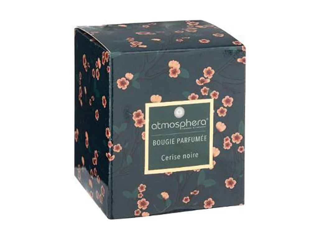 Bougie Parfumée en Verre "Neda" 110g Cerise Noire