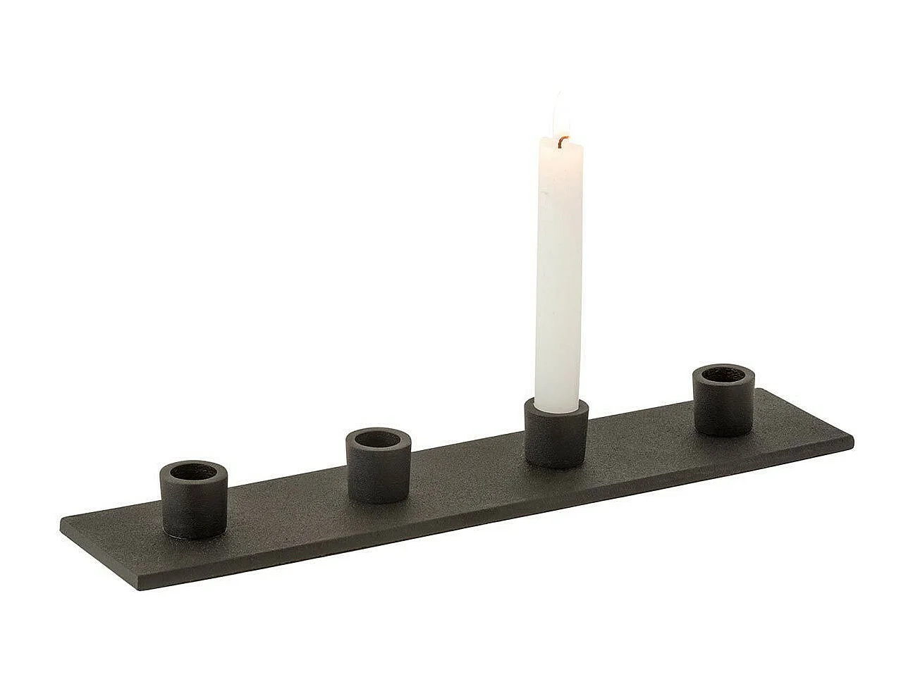 Chandelier 4 Parties "Marbelous" 40cm Noir Mat