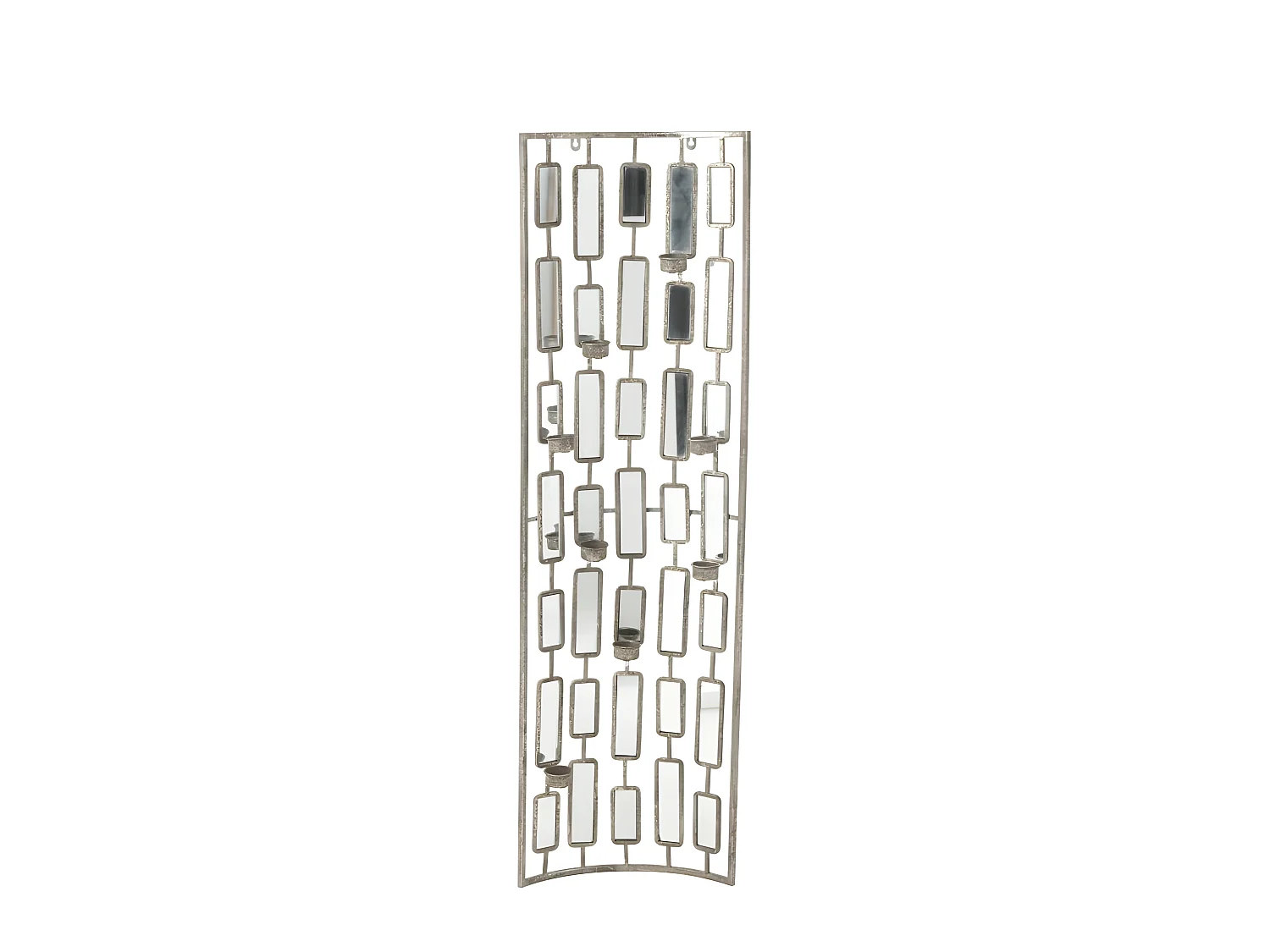 Photophore avec Miroirs "Comenza" 122cm Gris