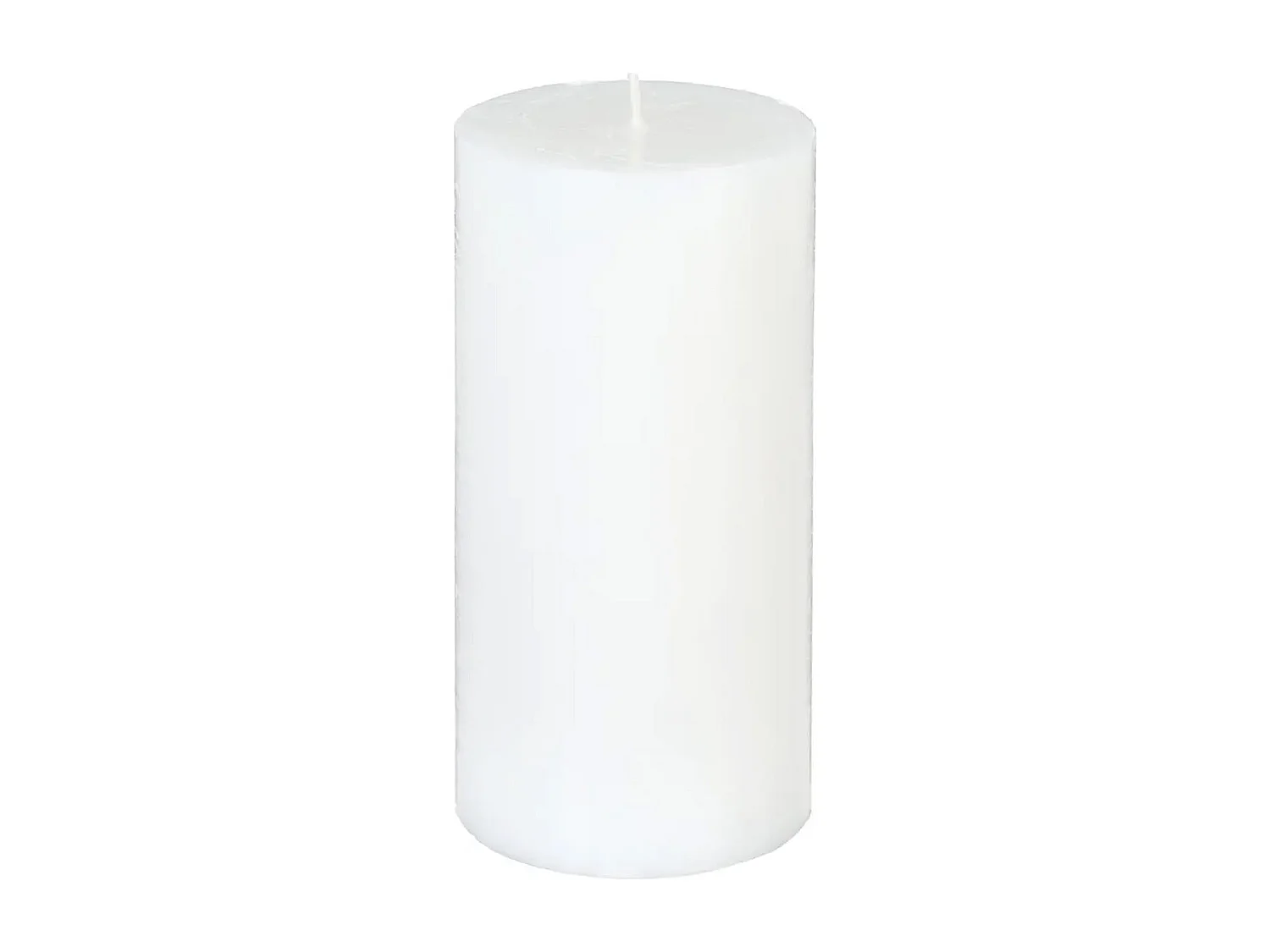 Bougie Cylindrique "Rustic" 14cm Blanc