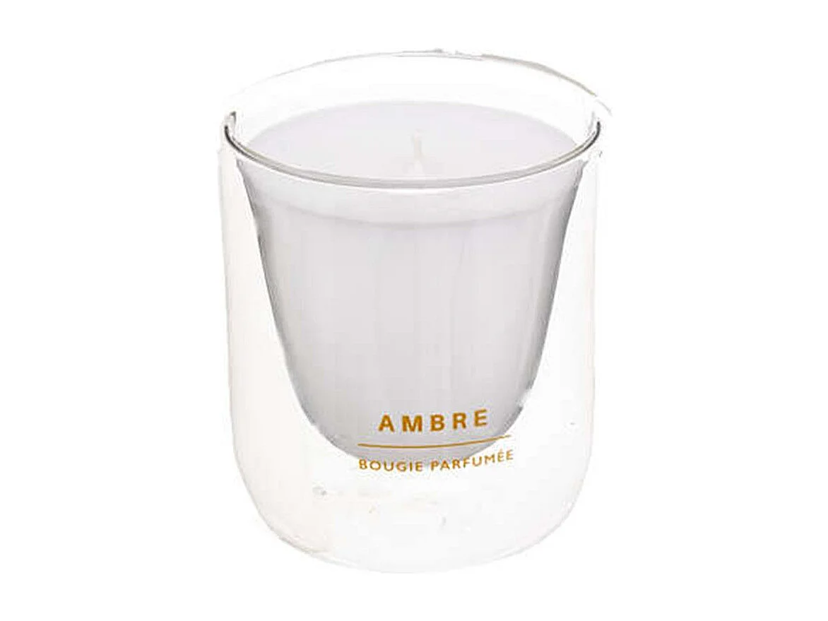 Bougie Parfumée en Verre "Ilan" 130g Ambre