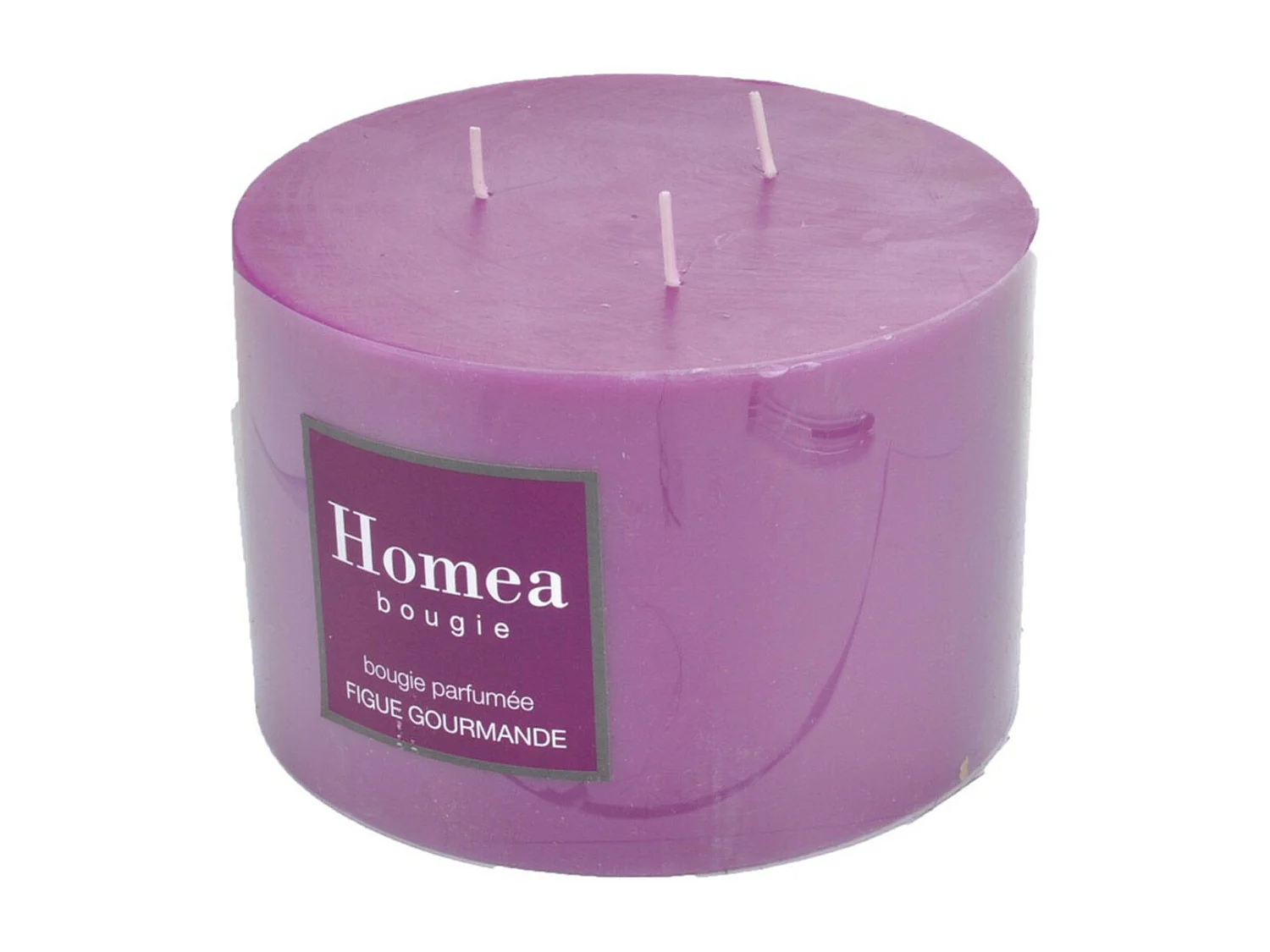 Bougie Déco Parfumée "Trendie" 15cm Figue Gourmande