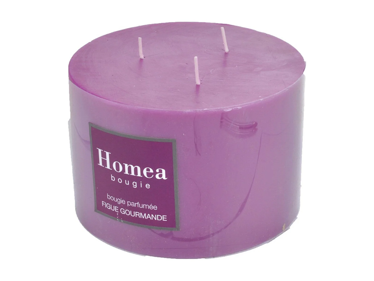 Bougie Déco Parfumée "Trendie" 15cm Figue Gourmande