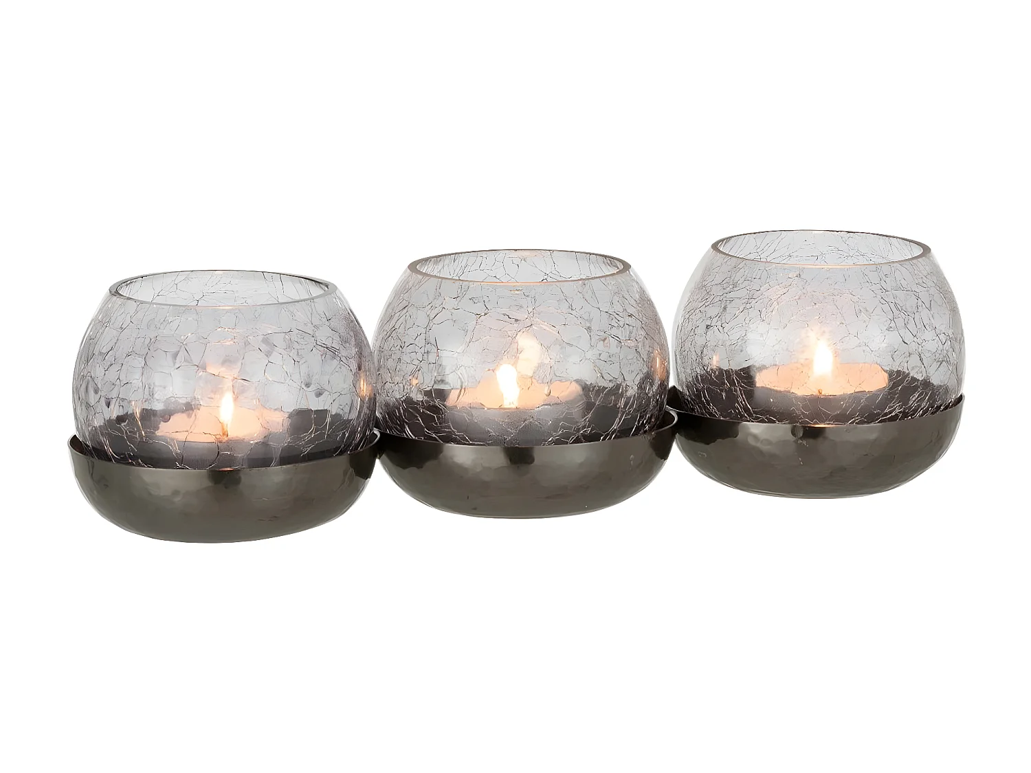 Photóforos de 3 bolas de metal agrietadas