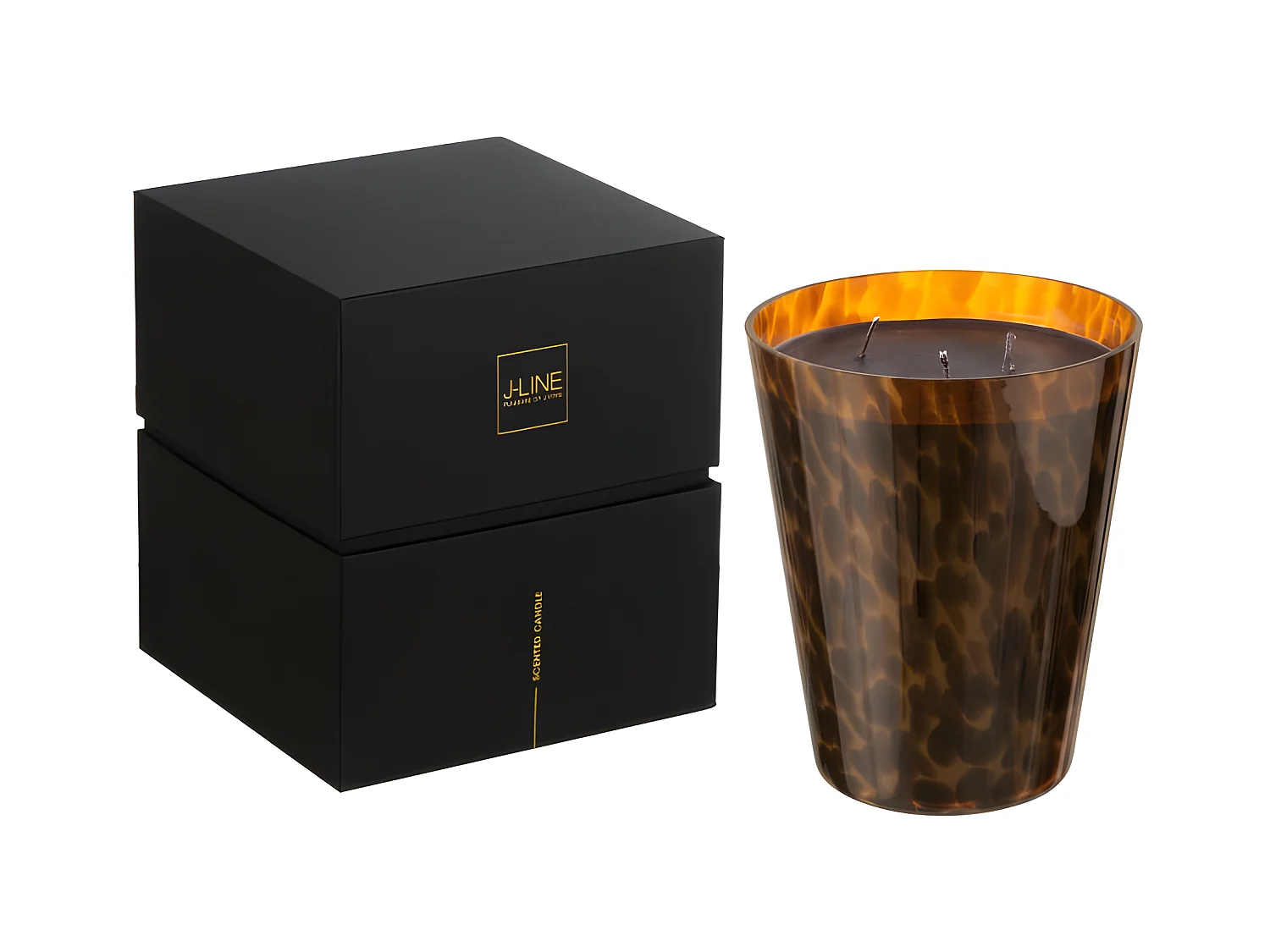 Bougie Parfumée "Noa" 20cm Bois de Santal Marron