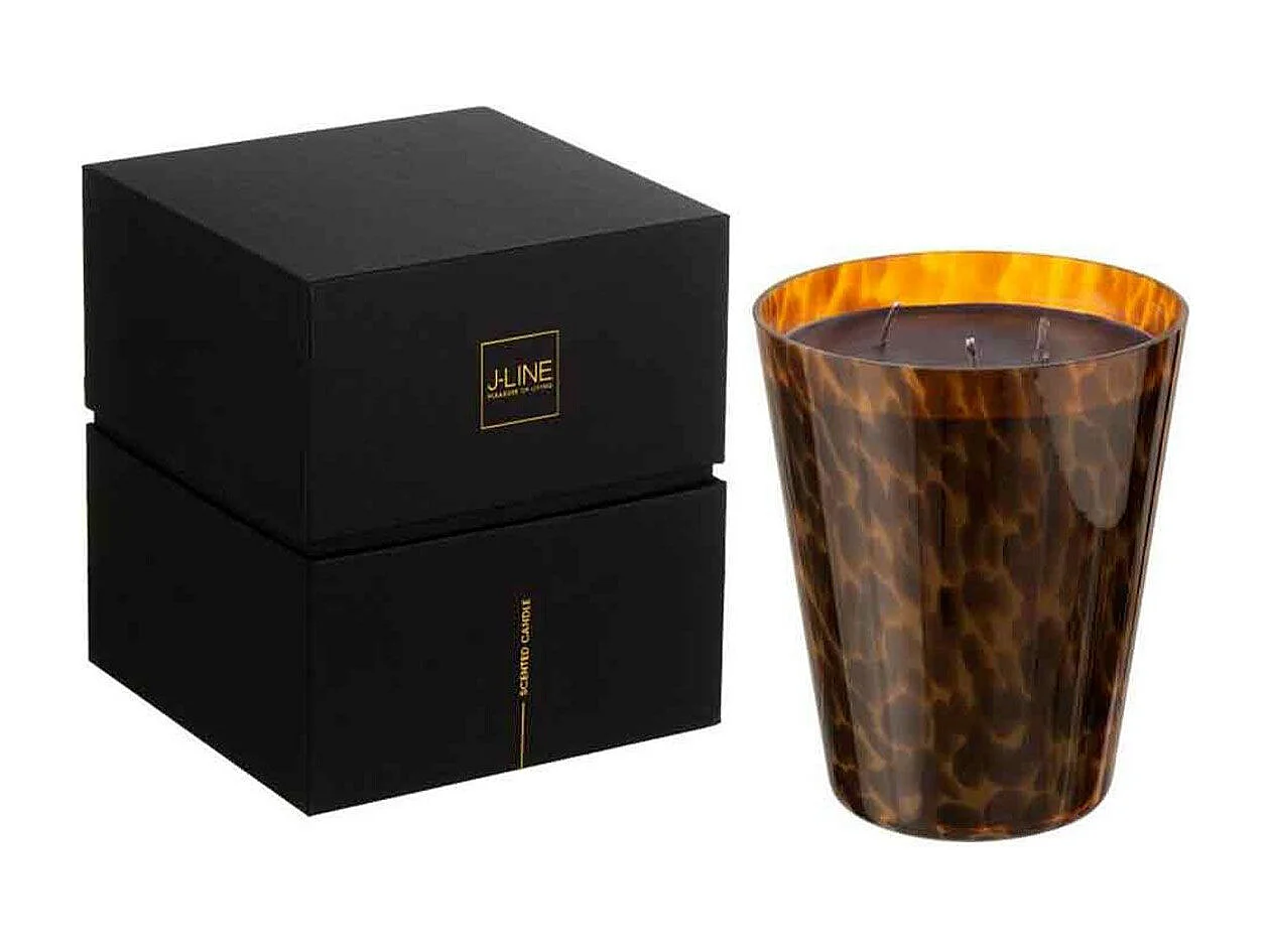 Bougie Parfumée "Noa" 20cm Bois de Santal Marron