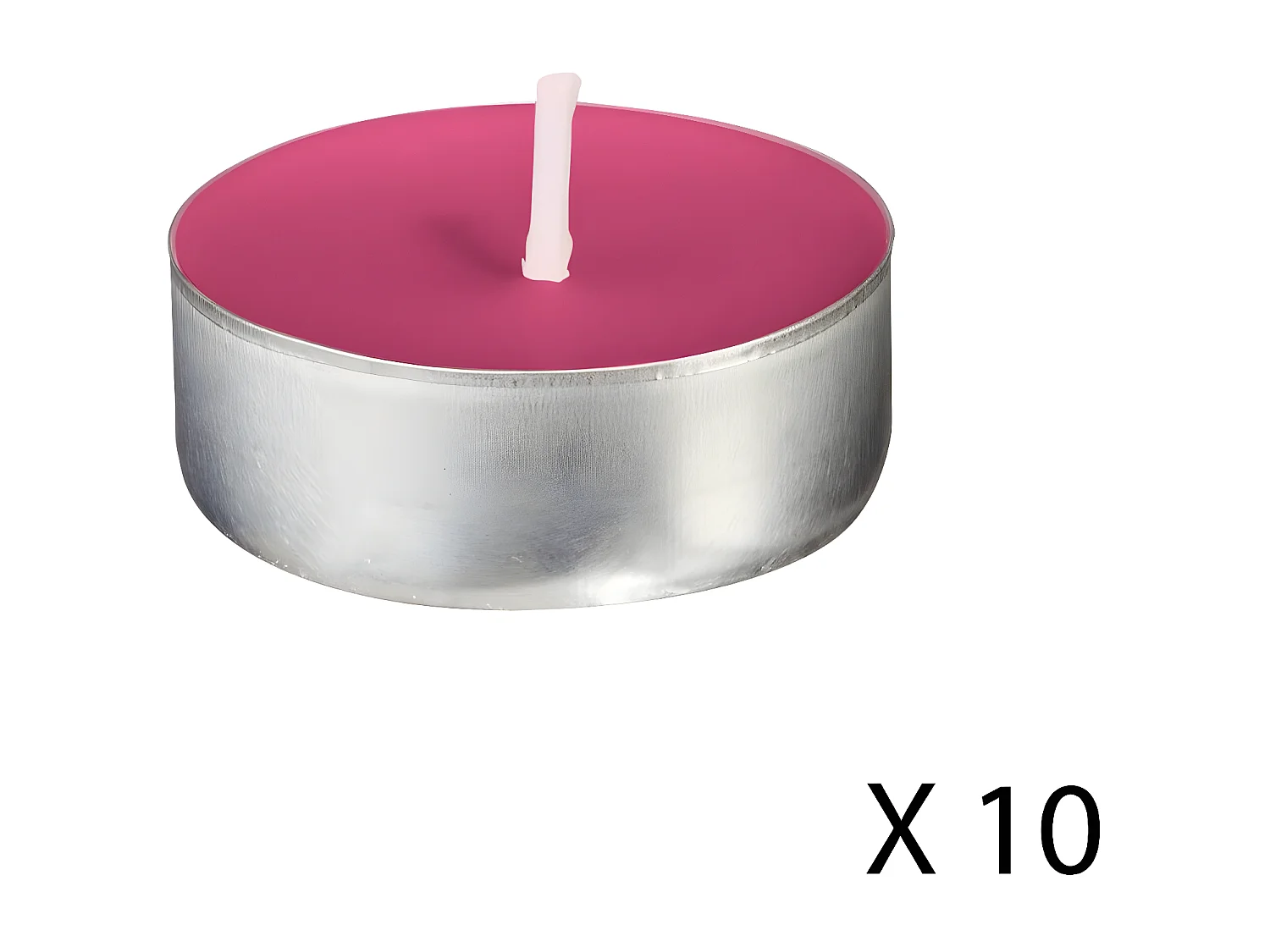 Lot de 30 Bougies Chauffe-Plat Parfumées 3,7cm Framboise