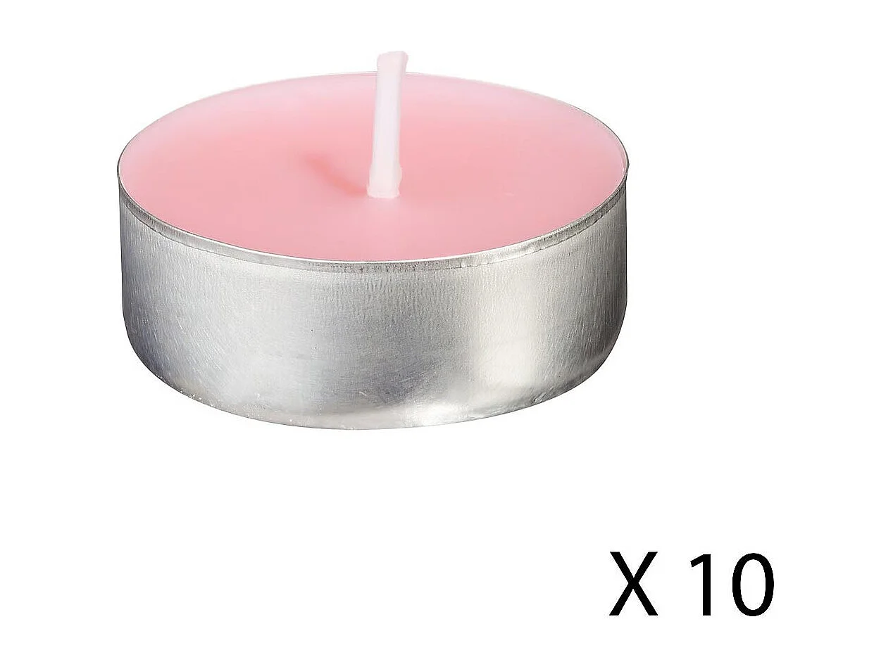 Lot de 30 Bougies Chauffe-Plat Parfumées 3,7cm Framboise