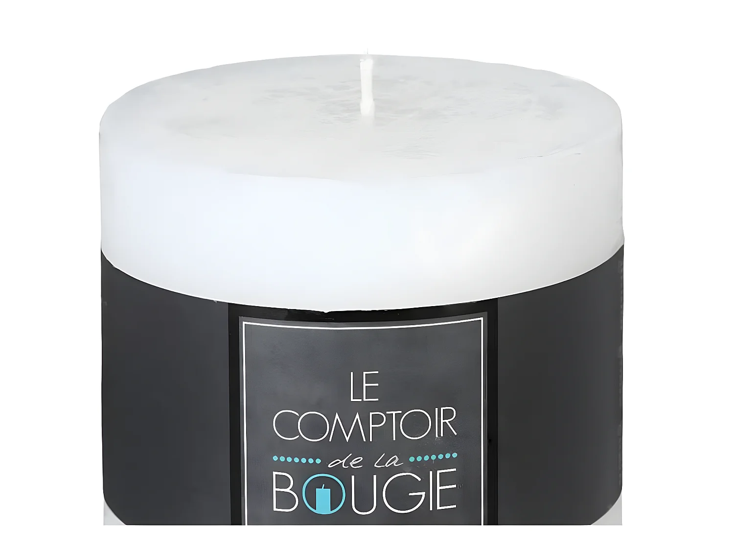 Bougie Cylindrique "Rustic" 10cm Blanc